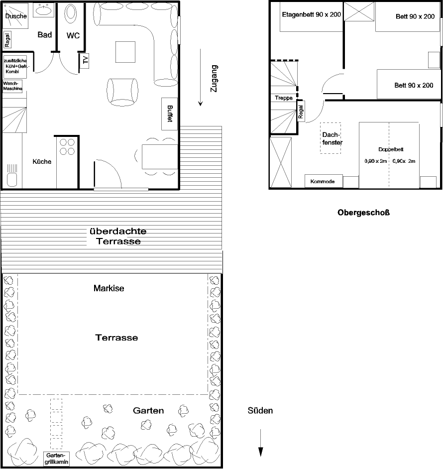 Grundriss Ferienhaus