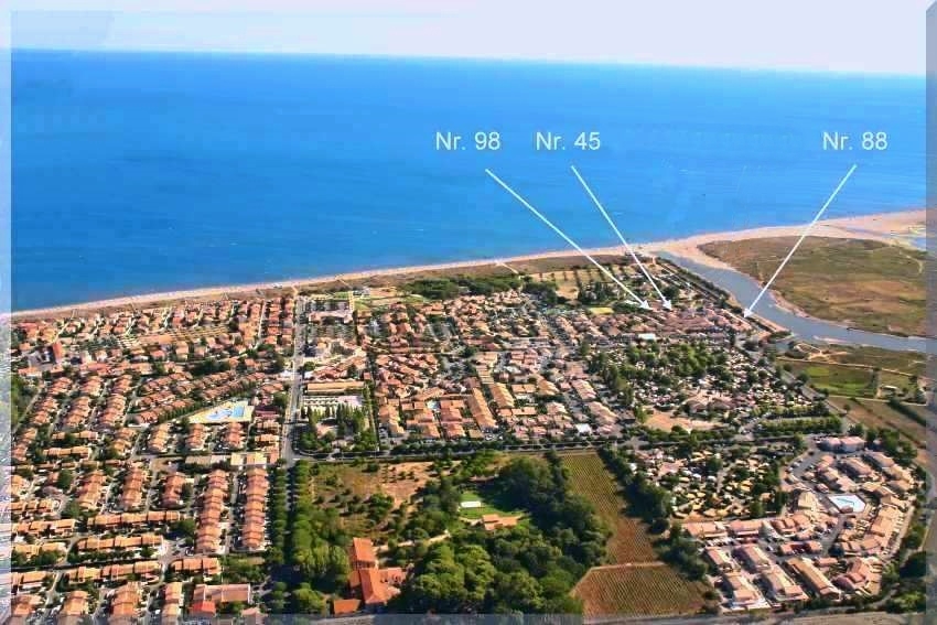 Portiragnes Plage am Mittelmeer in Frankreich
