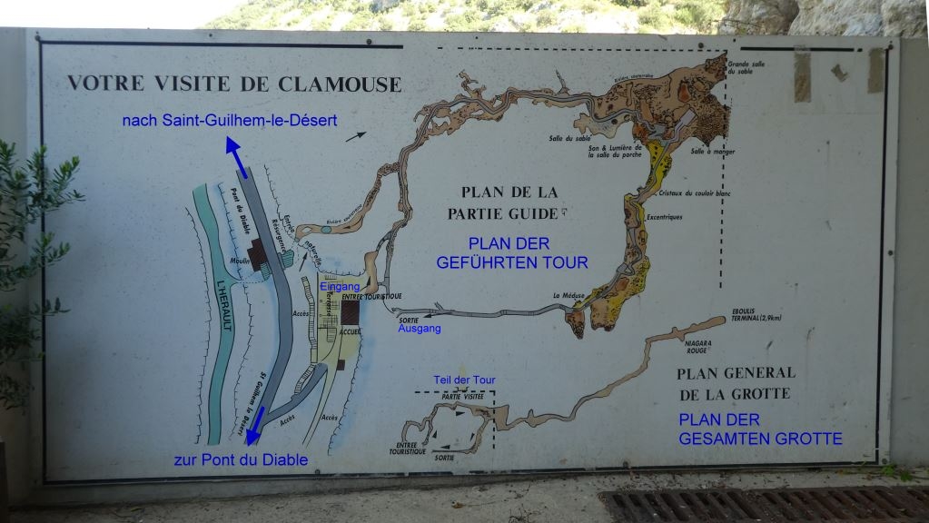 Grotte de Clamouse am Mittelmeer