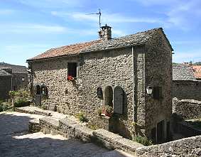mittelalterliches Haus in Frankreich
