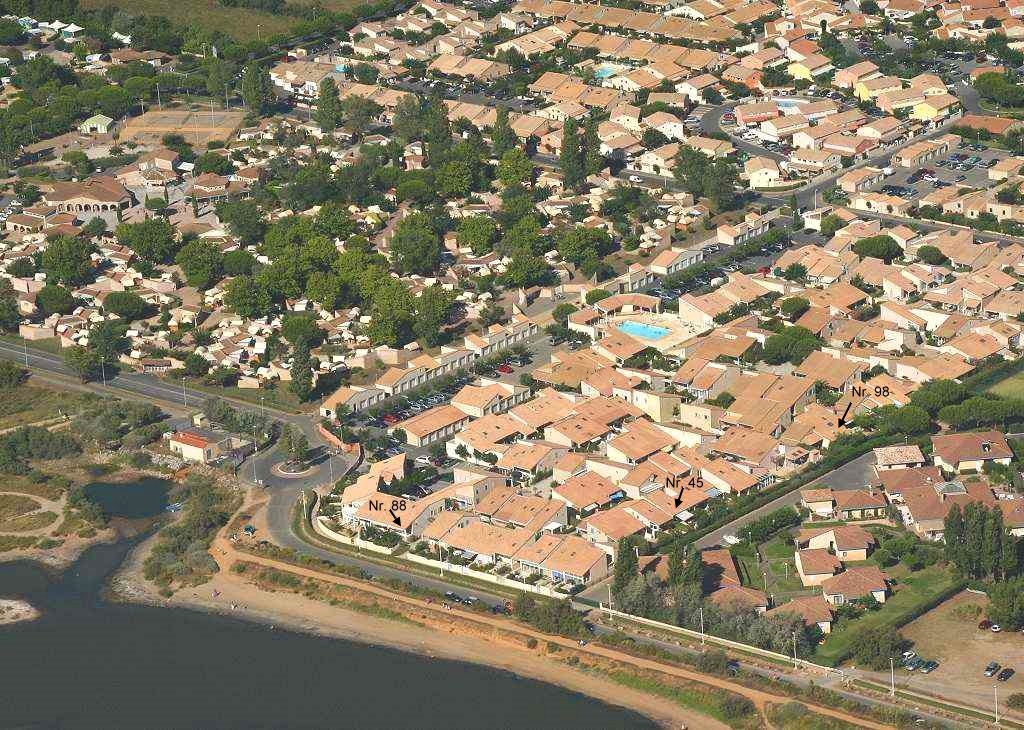 Pool Portiragnes Plage Luftaufnahme