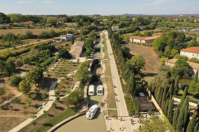 Canal du Midi bei Bziers